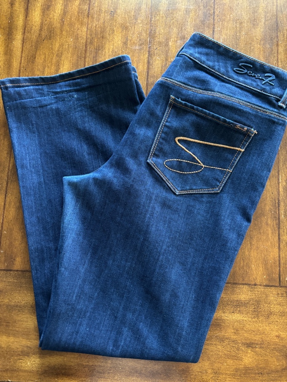 Seven7 Women's Deep Indigo Skinny Jeans